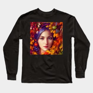 Autumn Goddess #1 Long Sleeve T-Shirt